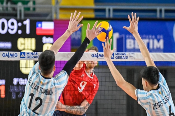 Copa América de vóleibol : Argentina volvió a ganar ante Chile