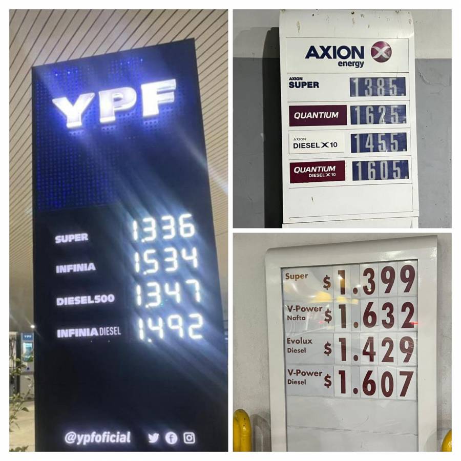 Aumentaron los precios de los combustibles en las YPF de la ciudad