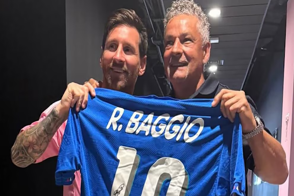 Roberto Baggio dio detalles de su encuentro con Messi