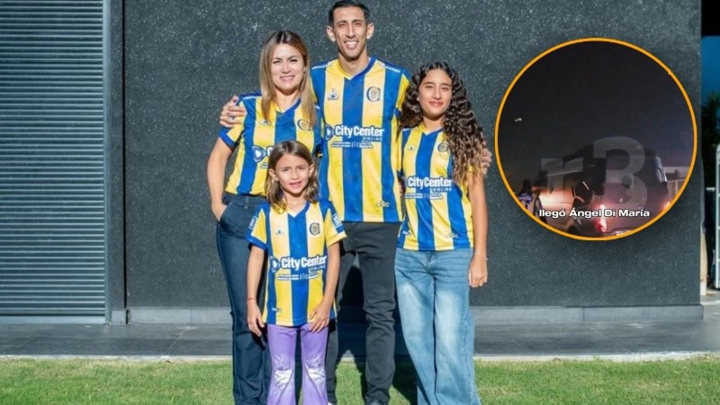 Ángel Di María ya está en Rosario: su agenda con Holan, la conferencia de prensa y su posible debut