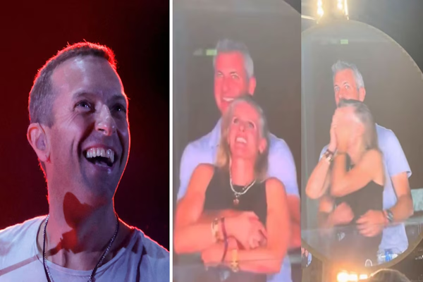Escándalo viral en pleno show de Coldplay por una infidelidad