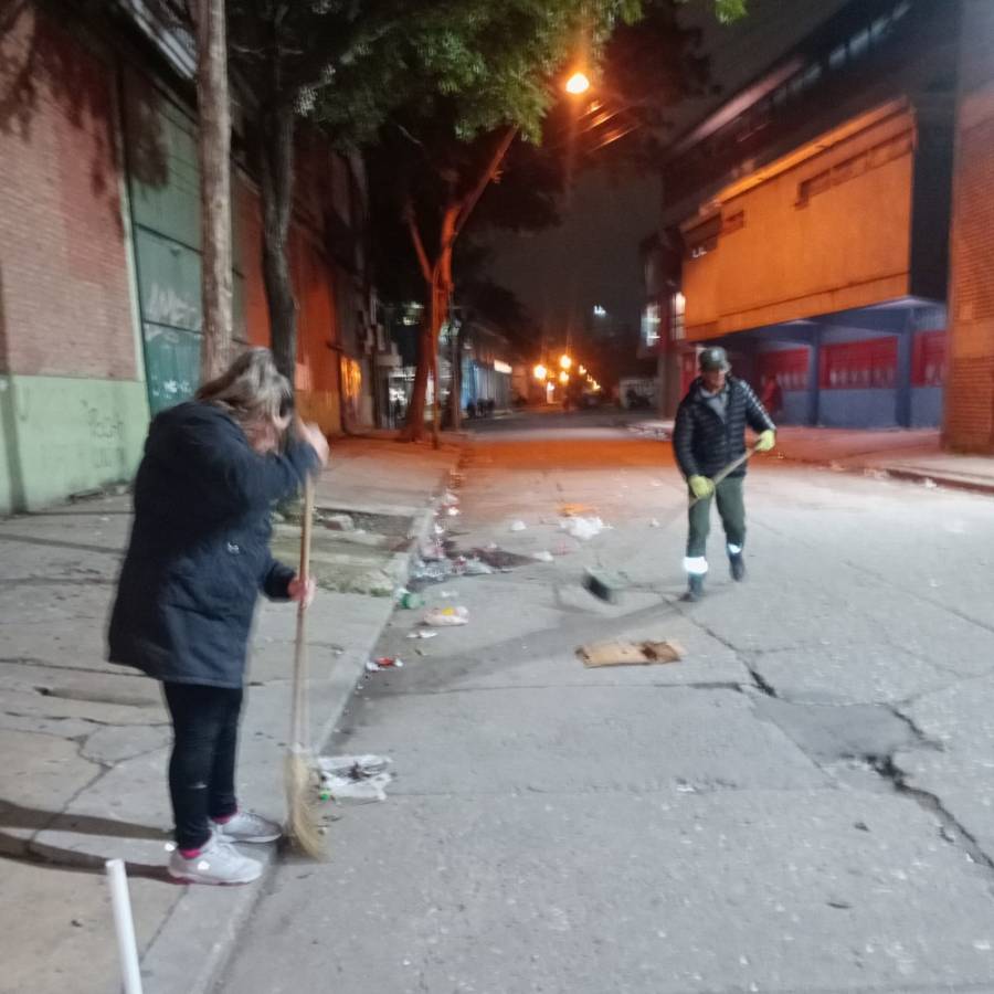 Se recolectaron 1.300 kilos de residuos tras los partidos de Unión y Colón