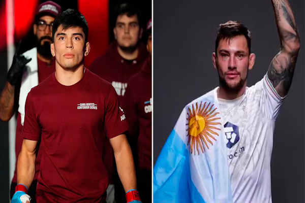 Dos argentinos pelearán en la cartelera principal de UFC: hora y TV