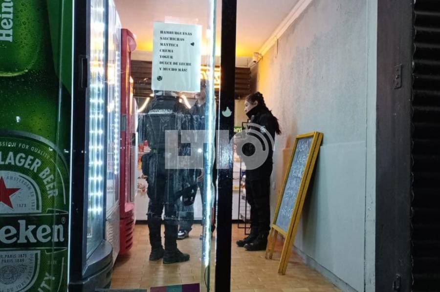 Le descalzaron la puerta a un kiosco y se robaron mercadería