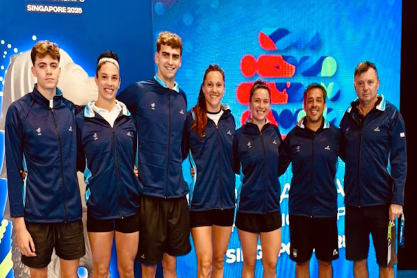 Gran actuación de la natación argentina en el Mundial 