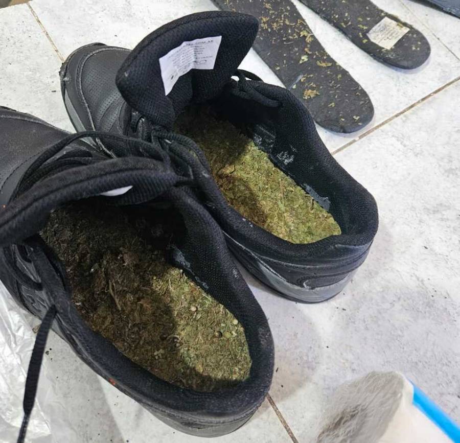 Preso de Coronda quiso ingresar cannabis en la zapatilla