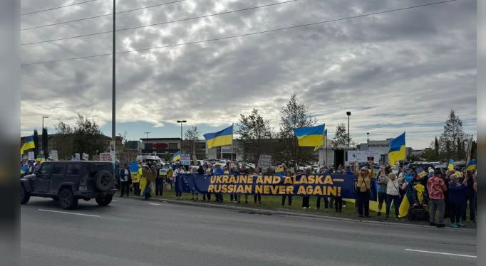 Alaska: manifestaciones de partidarios de Ucrania