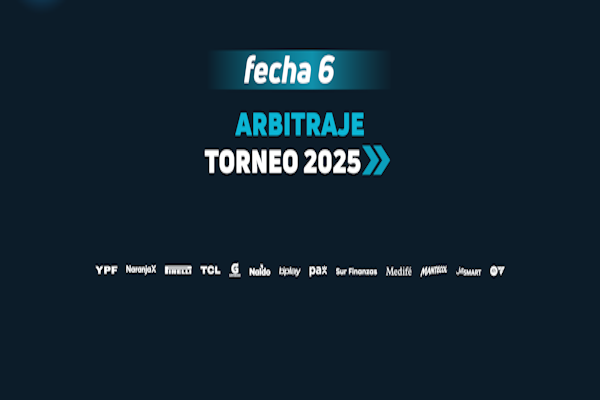 LPF: calendario para la 6ª jornada