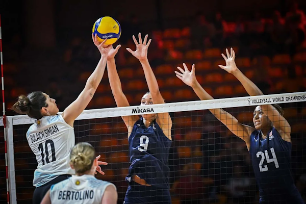 Mundial de voley femenino: Argentina perdió ante Estados Unidos 