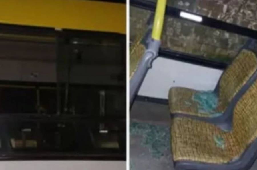 Apedrearon dos colectivos de la Línea 5 en tres días