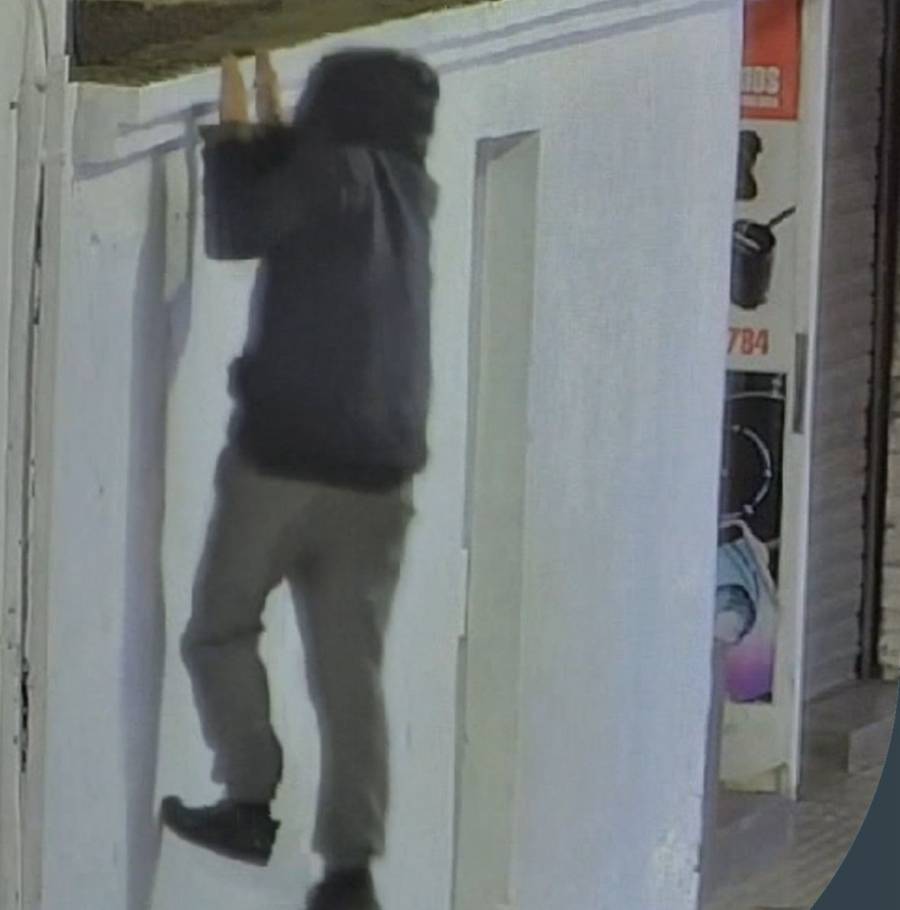 El Centro de Monitoreo Municipal detectó a un individuo que pretendía robar 
