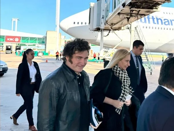 Milei inició su viaje a Estados Unidos