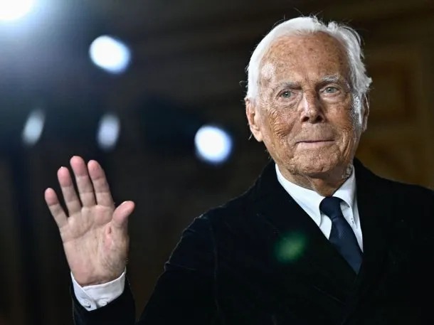 El diseñador Giorgio Armani murió a los 91 años