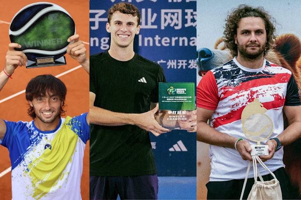 Tirante, Juan Manuel Cerúndolo y Trungelliti, campeones en un mismo día