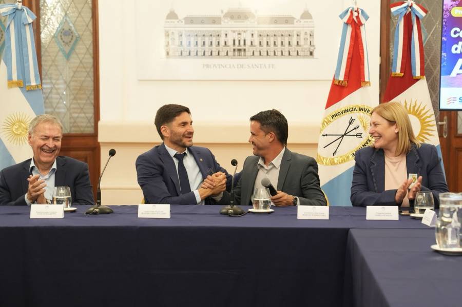 Pullaro y Scaglia firmaron con Schiaretti un convenio para poner en valor el predio de la Colonia de Vacaciones 