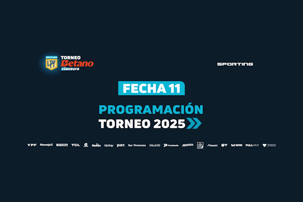 LPF: calendario para la 11ª jornada del Clausura