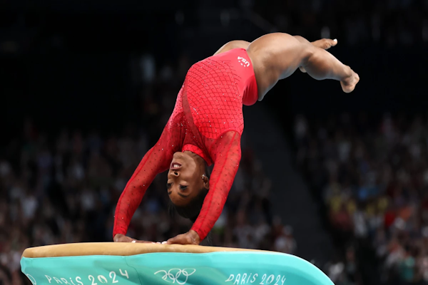 Simone Biles llega a la Argentina