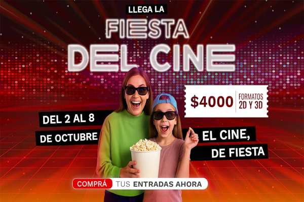 La Fiesta del Cine regresa a Argentina con precios bajos