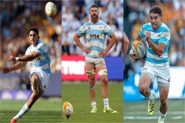 Rugby Championship 2025: tres líderes argentinos en las estadísticas