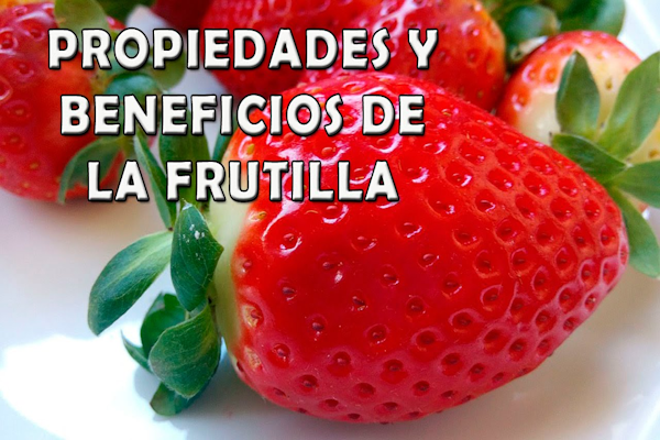 Beneficios de las frutillas para la salud