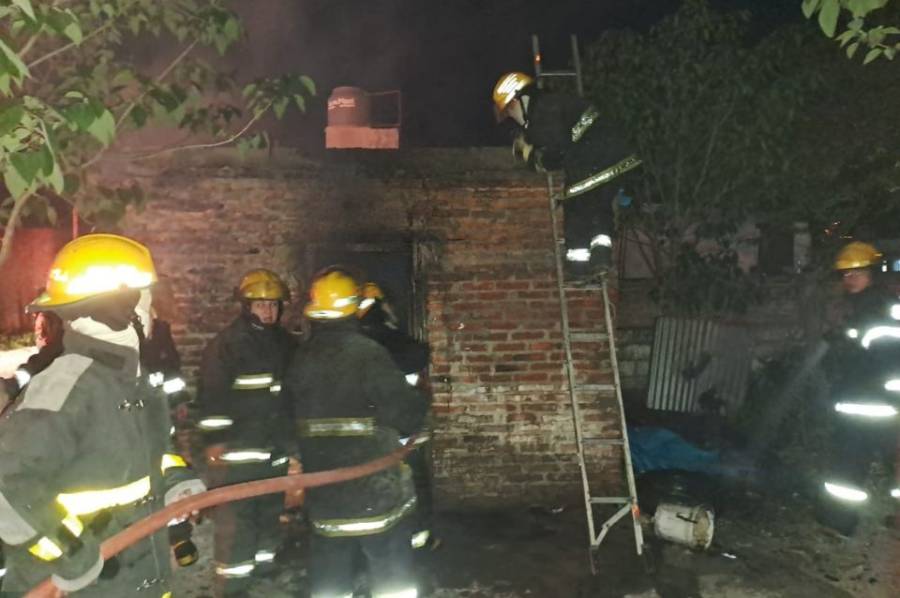 Un hombre murió en el incendio de su vivienda