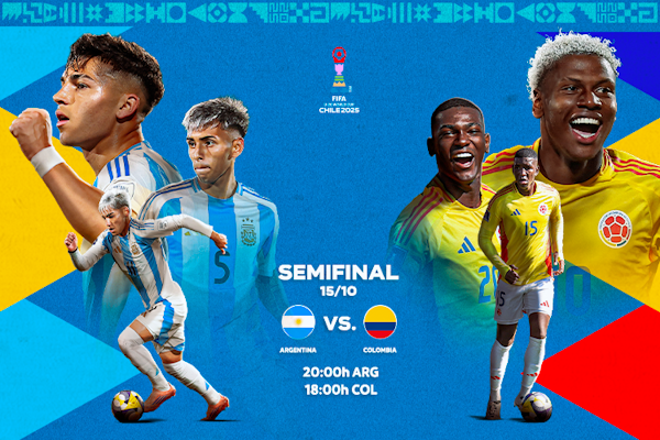 Selección Argentina vs. Colombia, por la semifinal del Mundial Sub 20