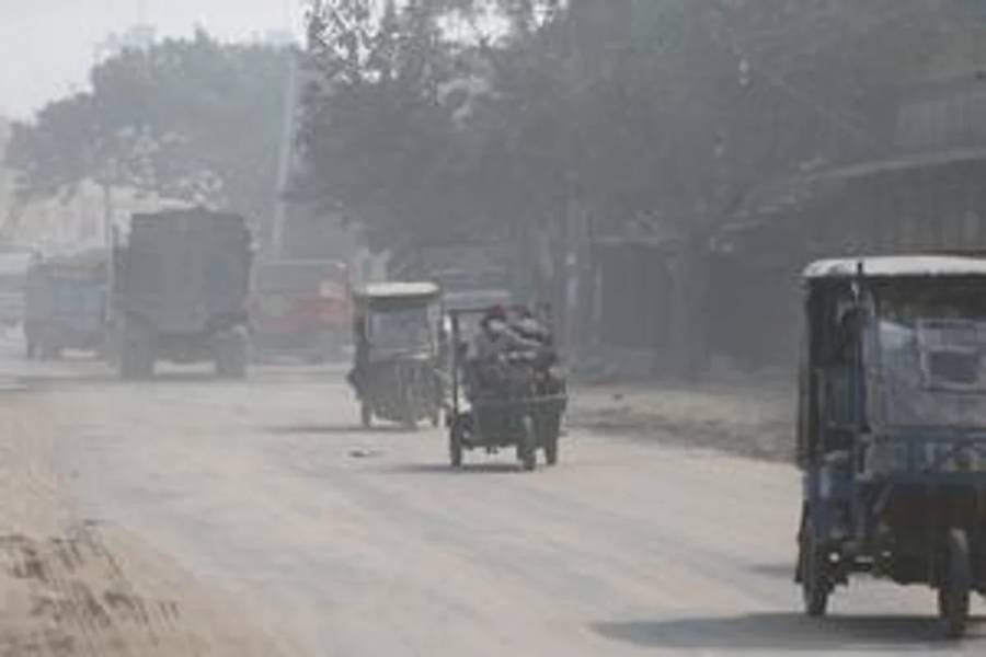 Advierten sobre la contaminación del aire en la capital de India