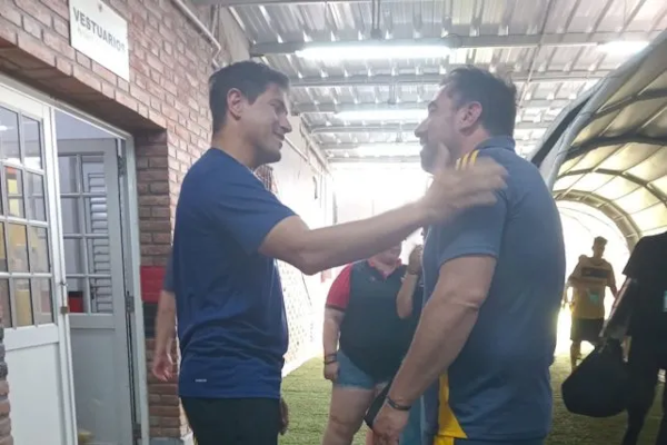 Ezequiel Medrán estuvo para acompañar a la Reserva