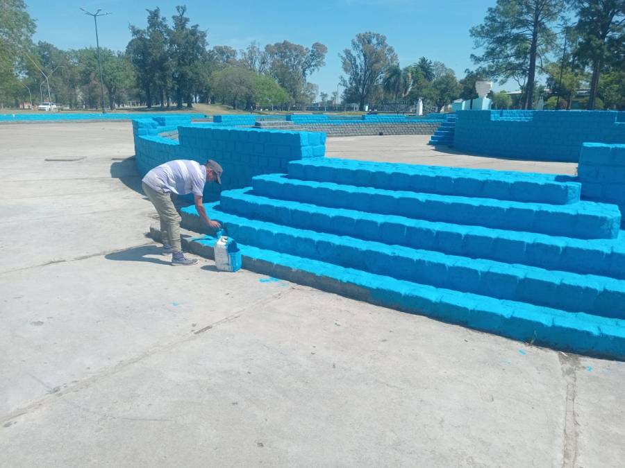 De cara a la temporada de verano, avanzan las tareas en los parques del Sur y Garay