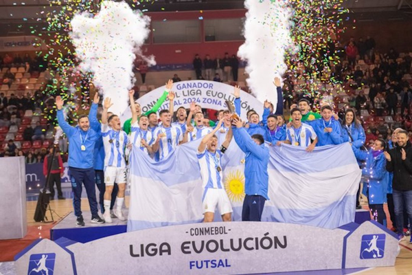 Liga Evolución de Futsal 2025: Argentina se consagró campeón de la Zona Sur