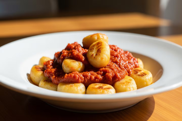 Receta de ñoquis con un toque de provenzal
