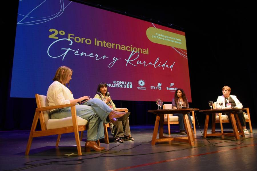 Mujeres de toda Latinoamérica participaron del Foro Internacional de Género y Ruralidad