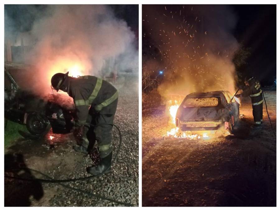 Dos autos fueron quemados en Santa Fe y Sauce Viejo