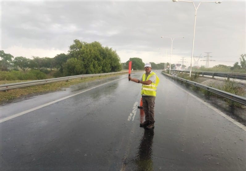 Vialidad Nacional repara barandas metálicas en la RN168