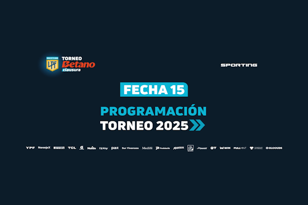 LPF: árbitros para la 15ª jornada