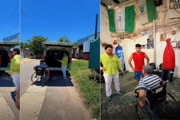 Santa Fe: el gesto del Chino Maidana con un humilde gimnasio de boxeo