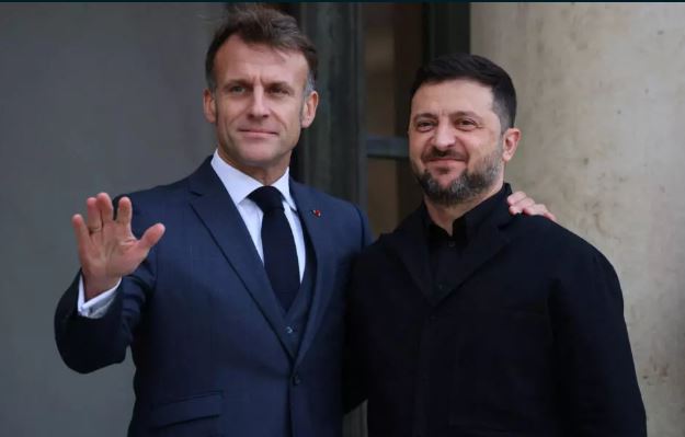 Macron y Zelenski anuncian acuerdo que incluye la compra de Ucrania a Francia de 100 aviones Rafale