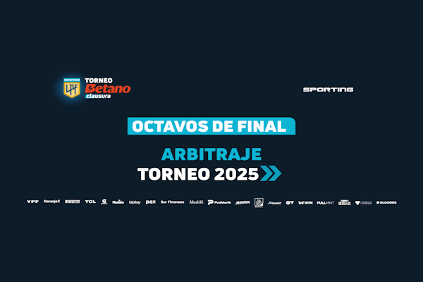 Torneo Clausura: los árbitros de los cruces de octavos de final