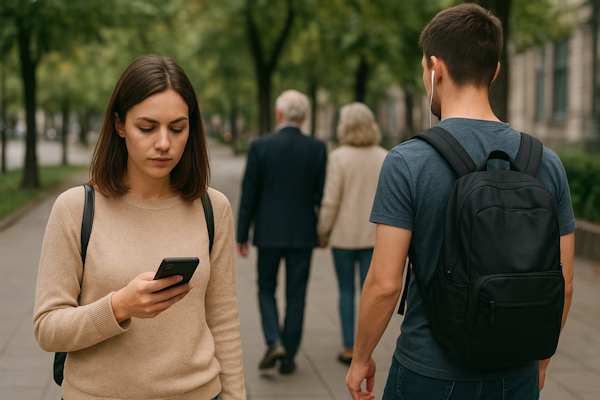 IA: Qué significa caminar con el celular en la mano