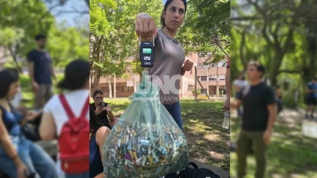Limpieza ambiental: más de 4.000 colillas recolectadas y 16 kilos de basura