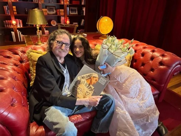 Encuentro de lujo: Charly García recibió a Rosalía
