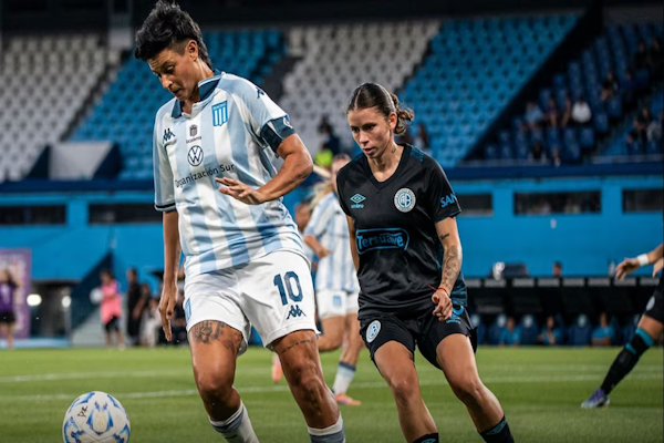 Torneo Femenino: Racing derrotó a Belgrano en el partido de ida