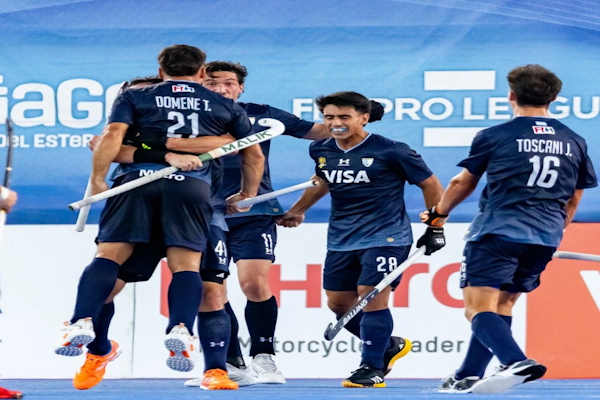 Pro League: gran triunfo de Los Leones ante Pakistán