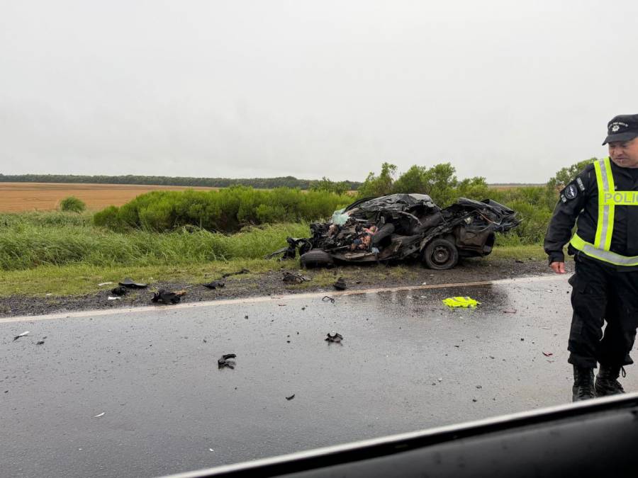 Siniestro fatal en la ruta 4 a la altura de Maria Luisa