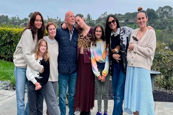 El sensible mensaje navideño de la esposa de Bruce Willis