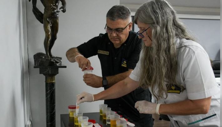 Narcotest para las máximas autoridades de la Policía de Córdoba