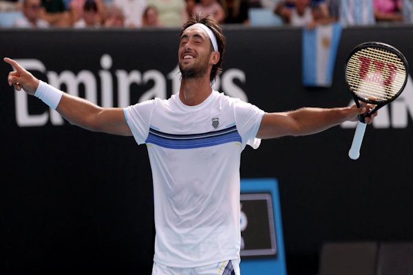 Abierto de Australia: Tirante fue el único argentino ganador en el cierre de la jornada