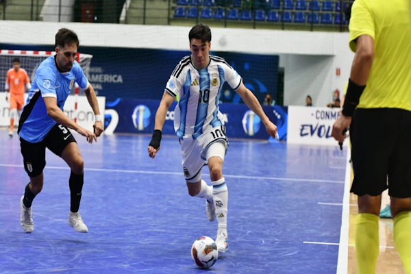Copa América de Futsal, 2° Fecha: Argentina empató con Uruguay