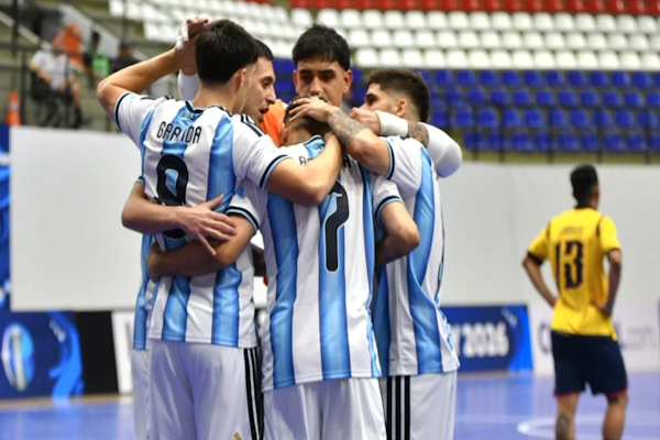 Copa América de futsal: Argentina acaricia las semifinales