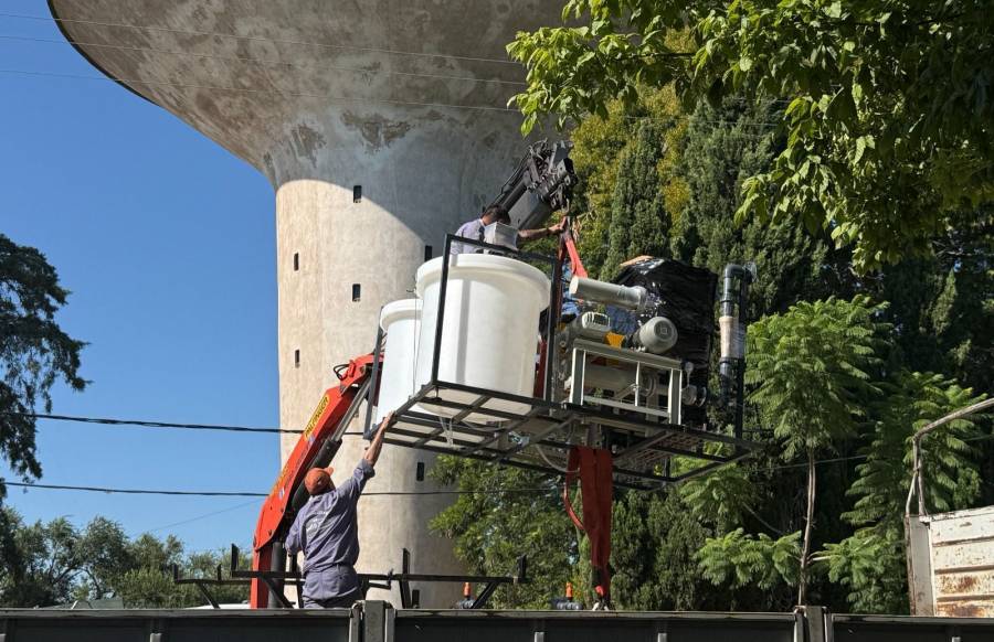Avanza una obra para que toda la ciudad tenga agua potable de calidad